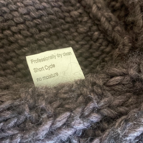 Elsamanda Purple Chunky Knit Circle Alpaca Wool Blend Sweater Size S - Picture 11 of 11